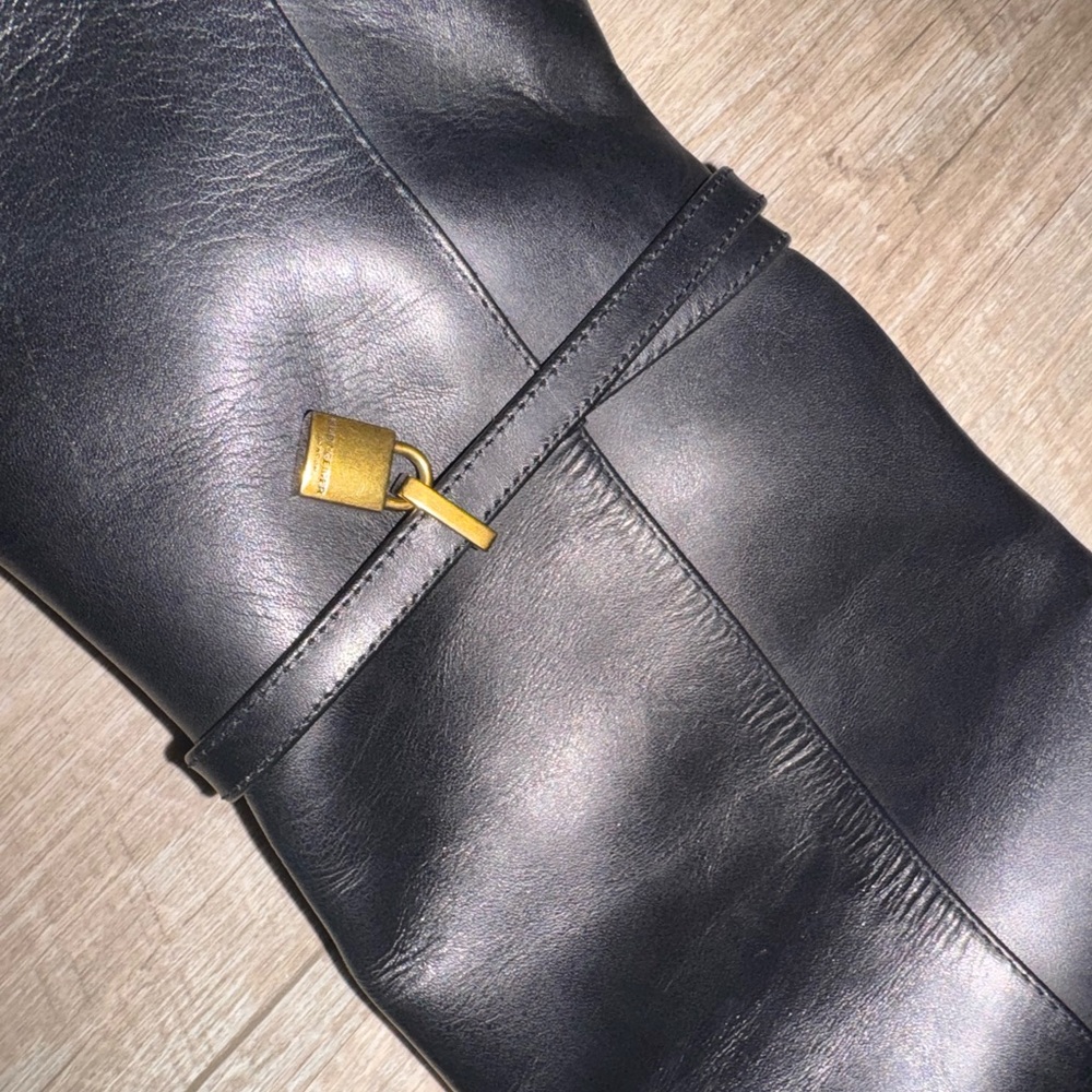 Kurt Geiger Black Brixton Lock boots 6.5 - Picture 7 of 8